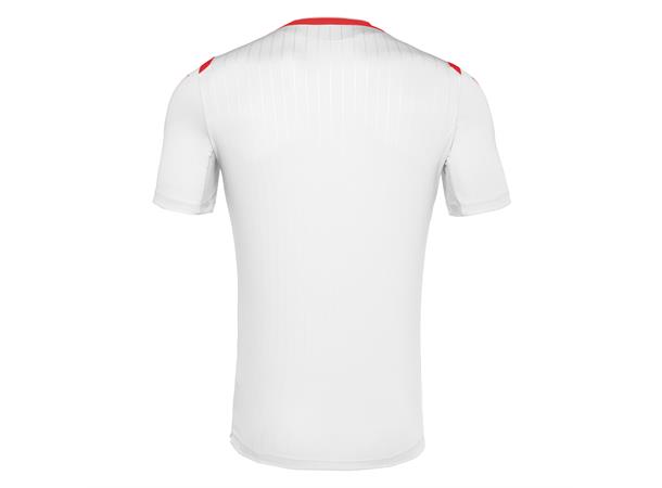 Alhena Shirt Shortsleeve WHT/RED L Utgående modell 
